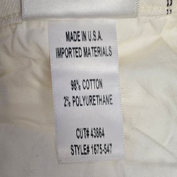 Citizens of Humanity Striped Drew Fray High Rise Crop Flare Jeans Size 25 Boho - Picture 13 of 15